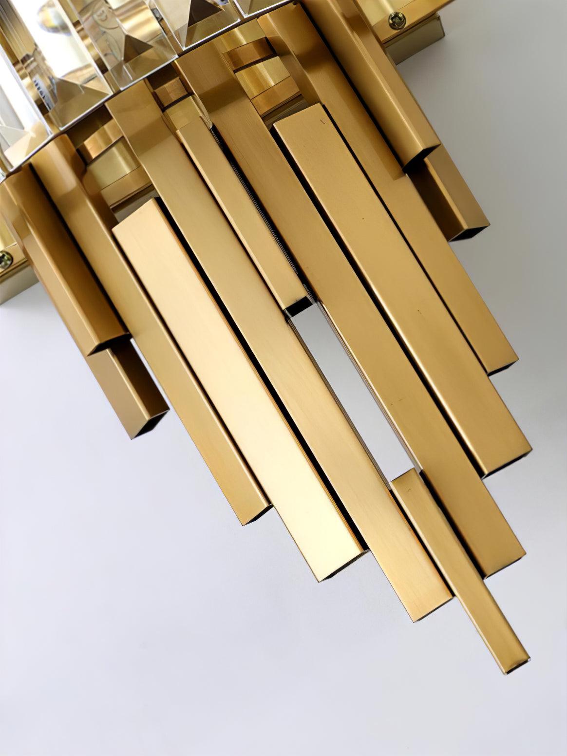 Voveliel Postmodern Luxury Crystal Glass Wall Lamp - Letslighting