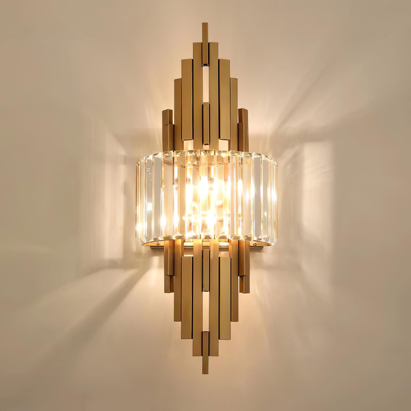Voveliel Postmodern Luxury Crystal Glass Wall Lamp - Letslighting