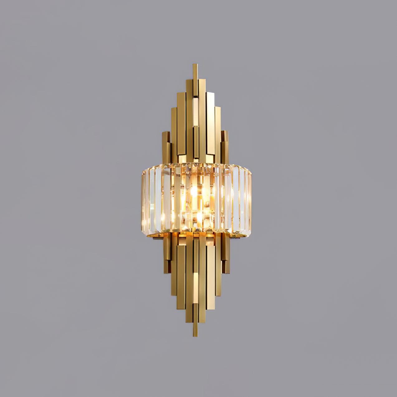 Voveliel Postmodern Luxury Crystal Glass Wall Lamp - Letslighting