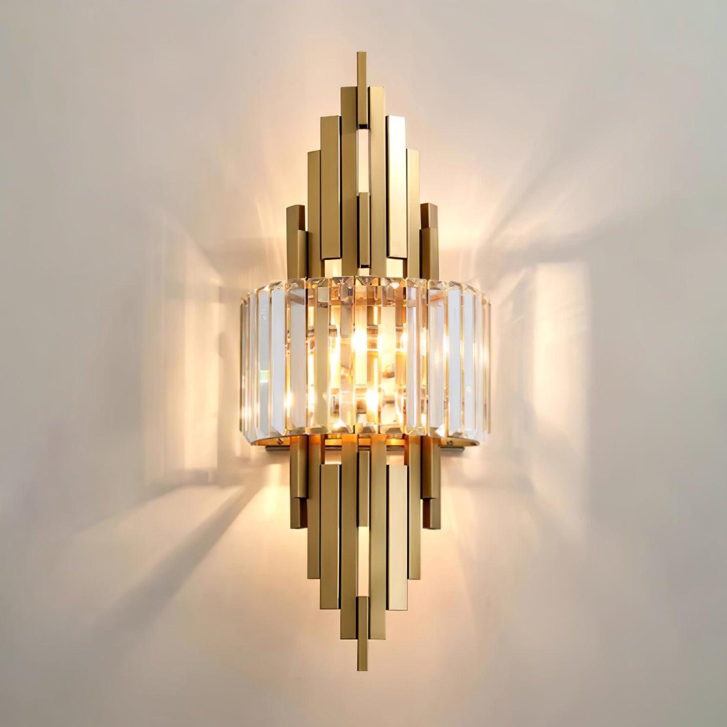 Voveliel Postmodern Luxury Crystal Glass Wall Lamp - Letslighting