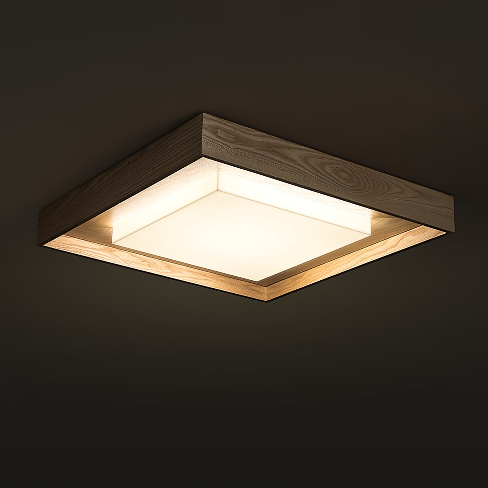 Auro Rustic Wood Ceiling Light - Letslighting