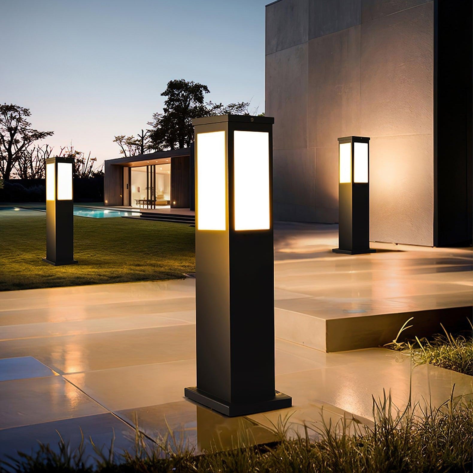 Ray Bollard Solar Outdoor Light - Letslighting