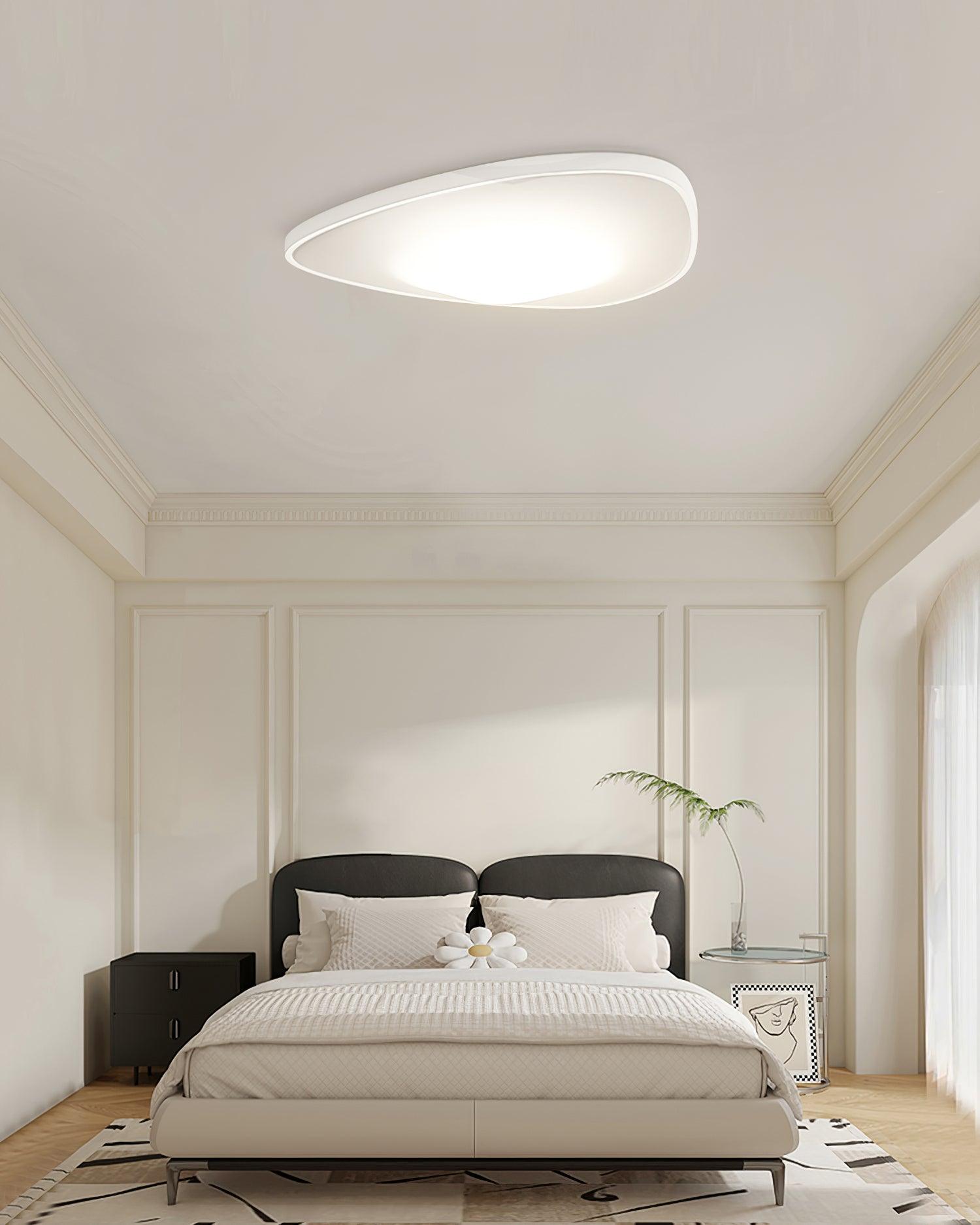 Kuzco Ceiling Lamp Curved LED Panel Modern Living Room - Letslighting