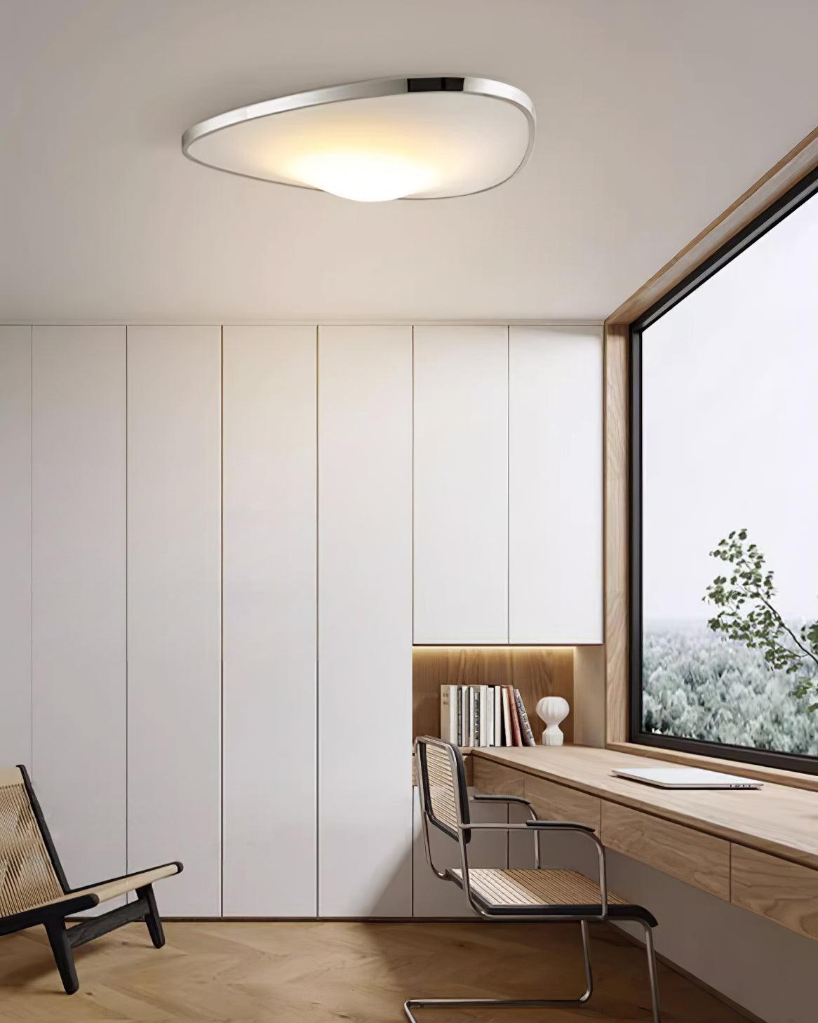 Kuzco Ceiling Lamp Curved LED Panel Modern Living Room - Letslighting