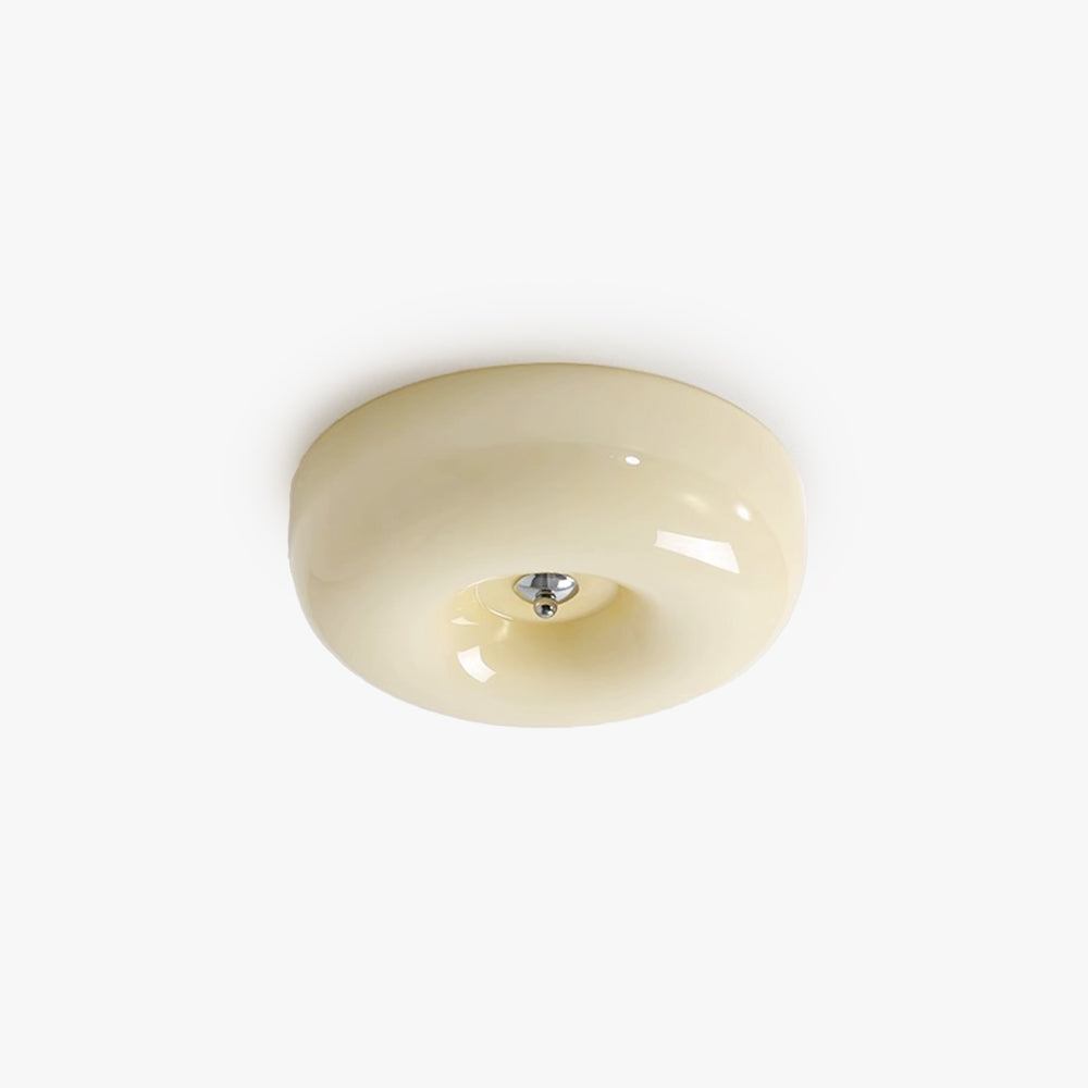Valentina VintageCeiling Light Cream Glass Bedroom Study Balcony Aisle