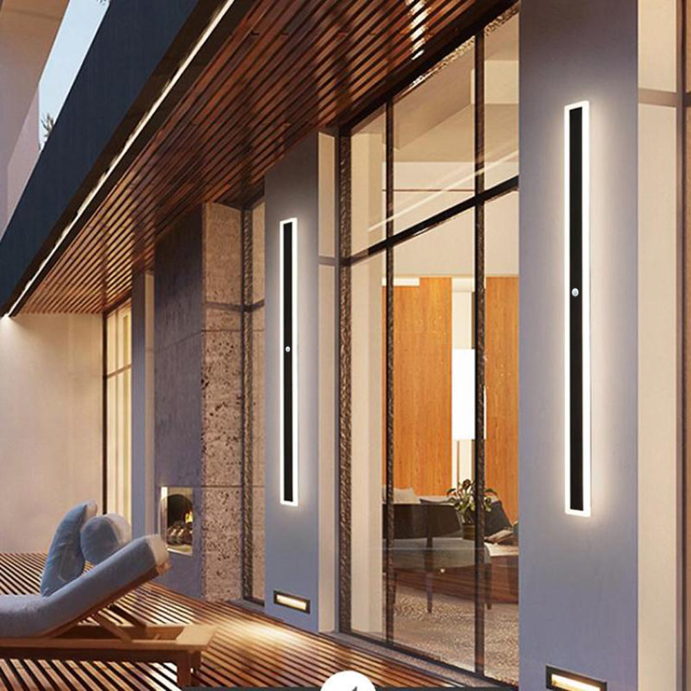 Arisha Radiation Linear Acrylic Outdoor Wall Lamp Garden Corridor - Letslighting