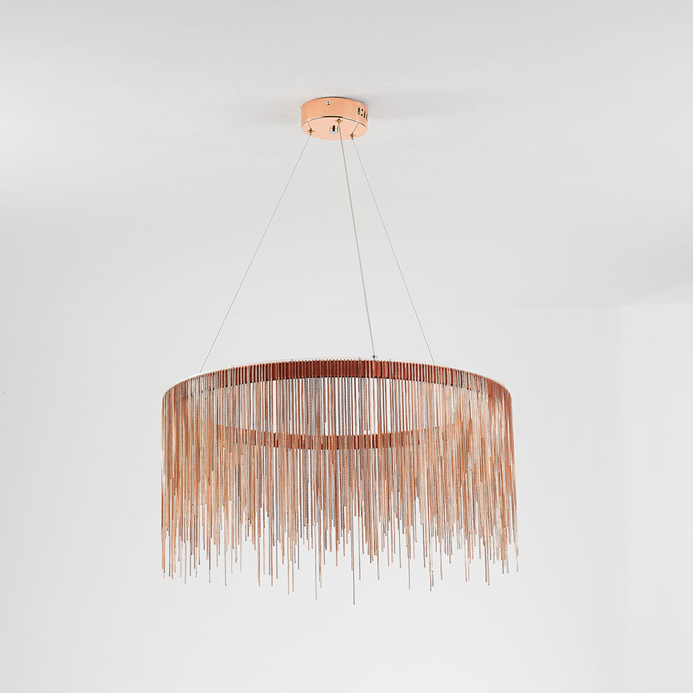 Arisha Tassel Chain Art Deco Pendant Light Living Room Hall - Letslighting