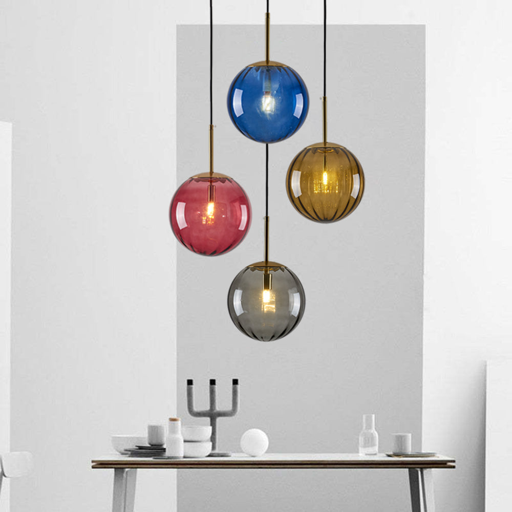 Valentina Modern Pendant Light Bubble Gradient, Glass