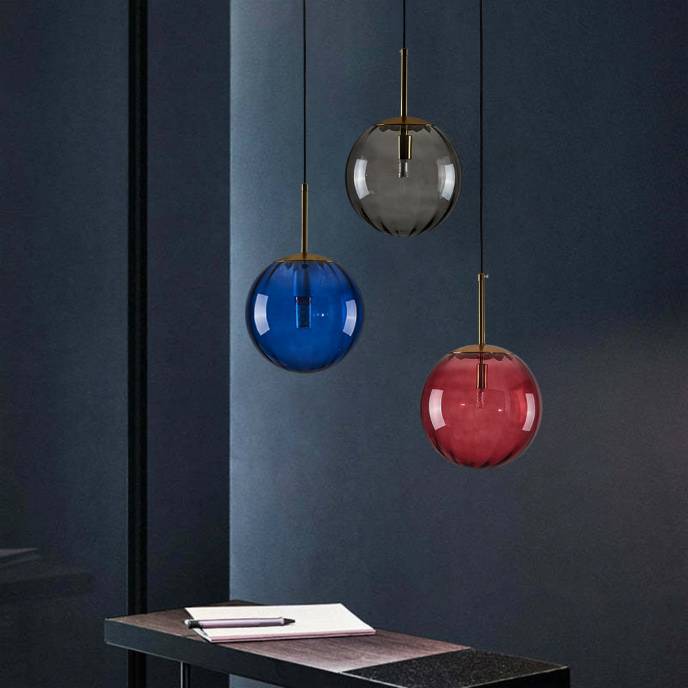 Valentina Modern Pendant Light Bubble Gradient, Glass