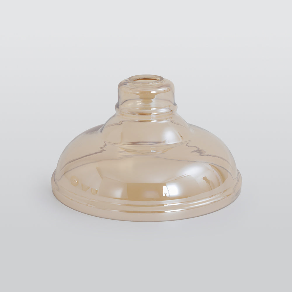 Arisha Industrial Metal/Glass Pendant Light Dining Room