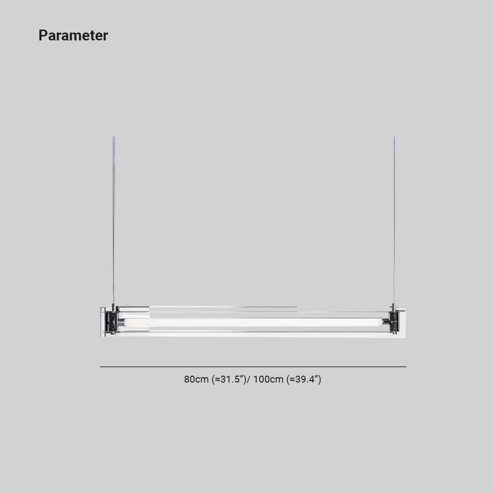 Arisha Minimalist Linear Metal Pendant Light