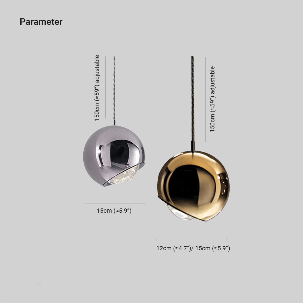 Valentina Modern Metal Ball Pendant Light