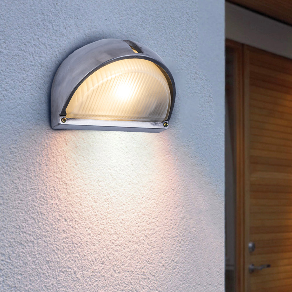 Ray Wall Lamp Geometric Modern Metal Glass Outdoor