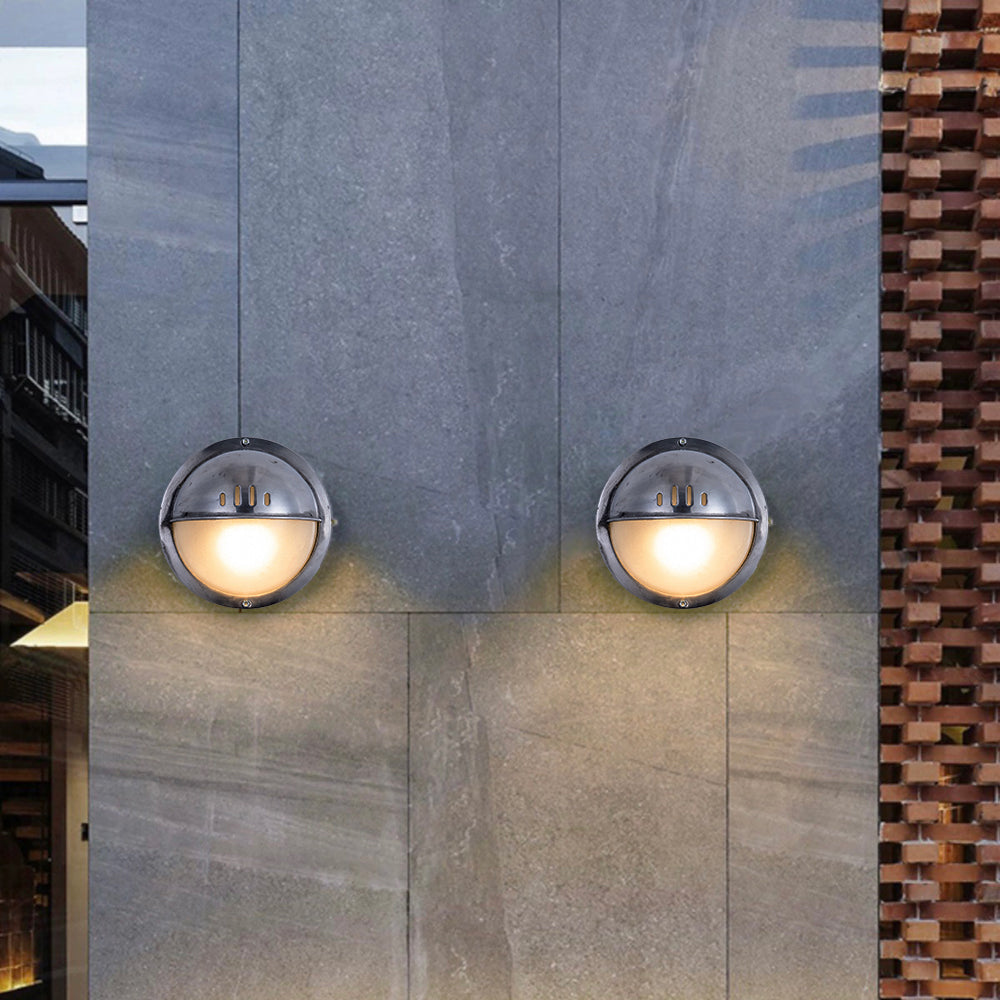 Ray Wall Lamp Geometric Modern Metal Glass Outdoor