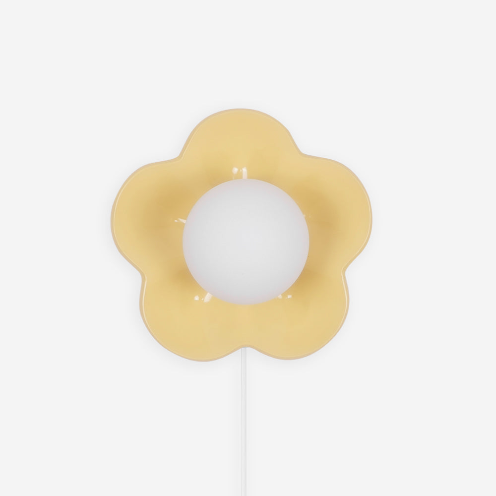 Meluna Yellow Flower Wall Lamp - Letslighting