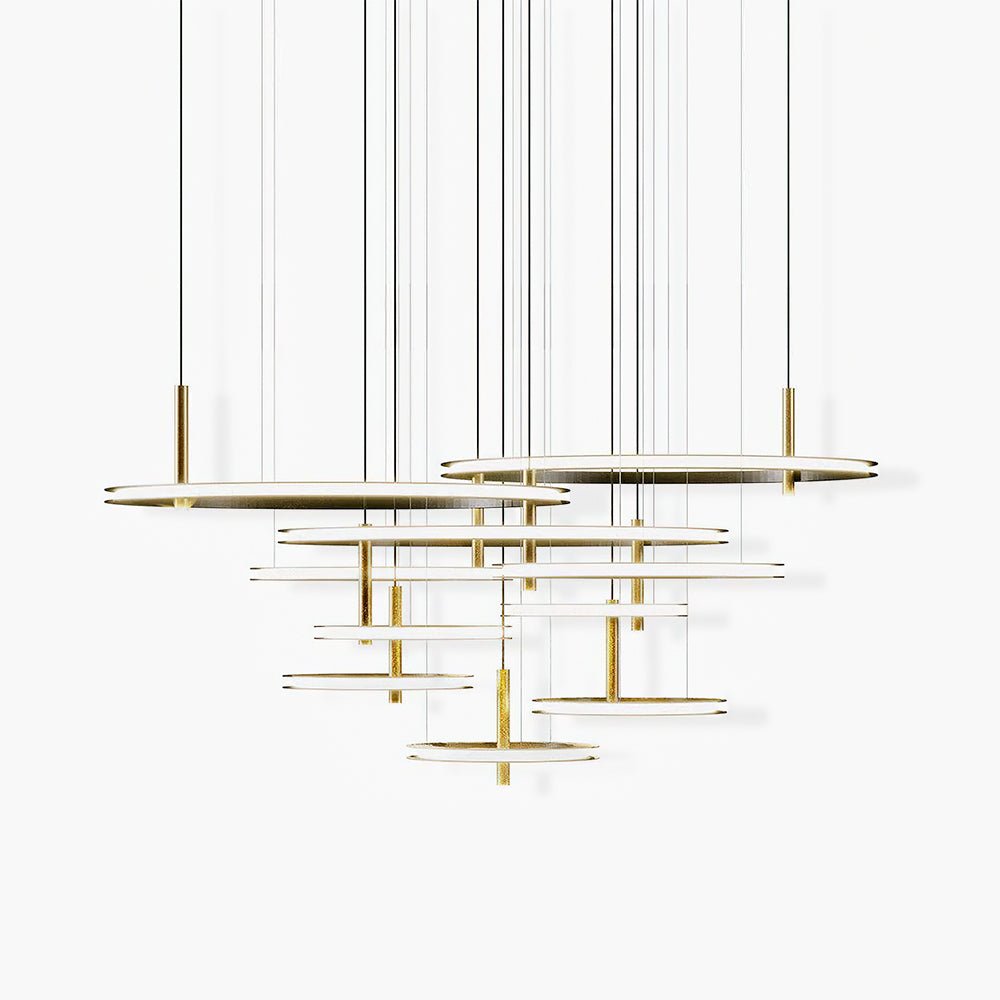 Aurora Chandelier Ring Layered Minimalist - Letslighting