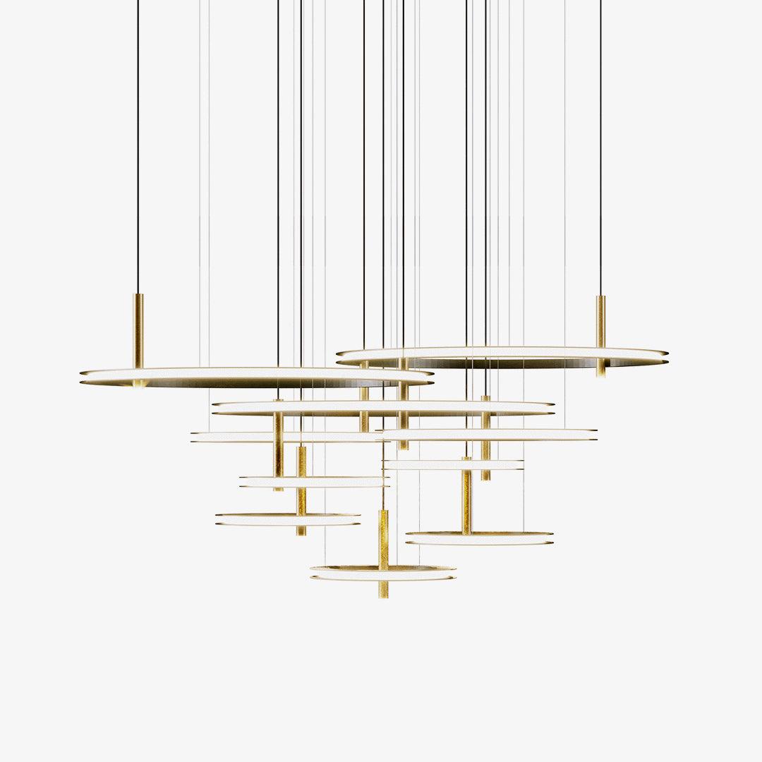 Aurora Chandelier Ring Layered Minimalist - Letslighting
