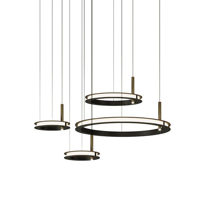 Aurora Chandelier Ring Layered Minimalist - Letslighting