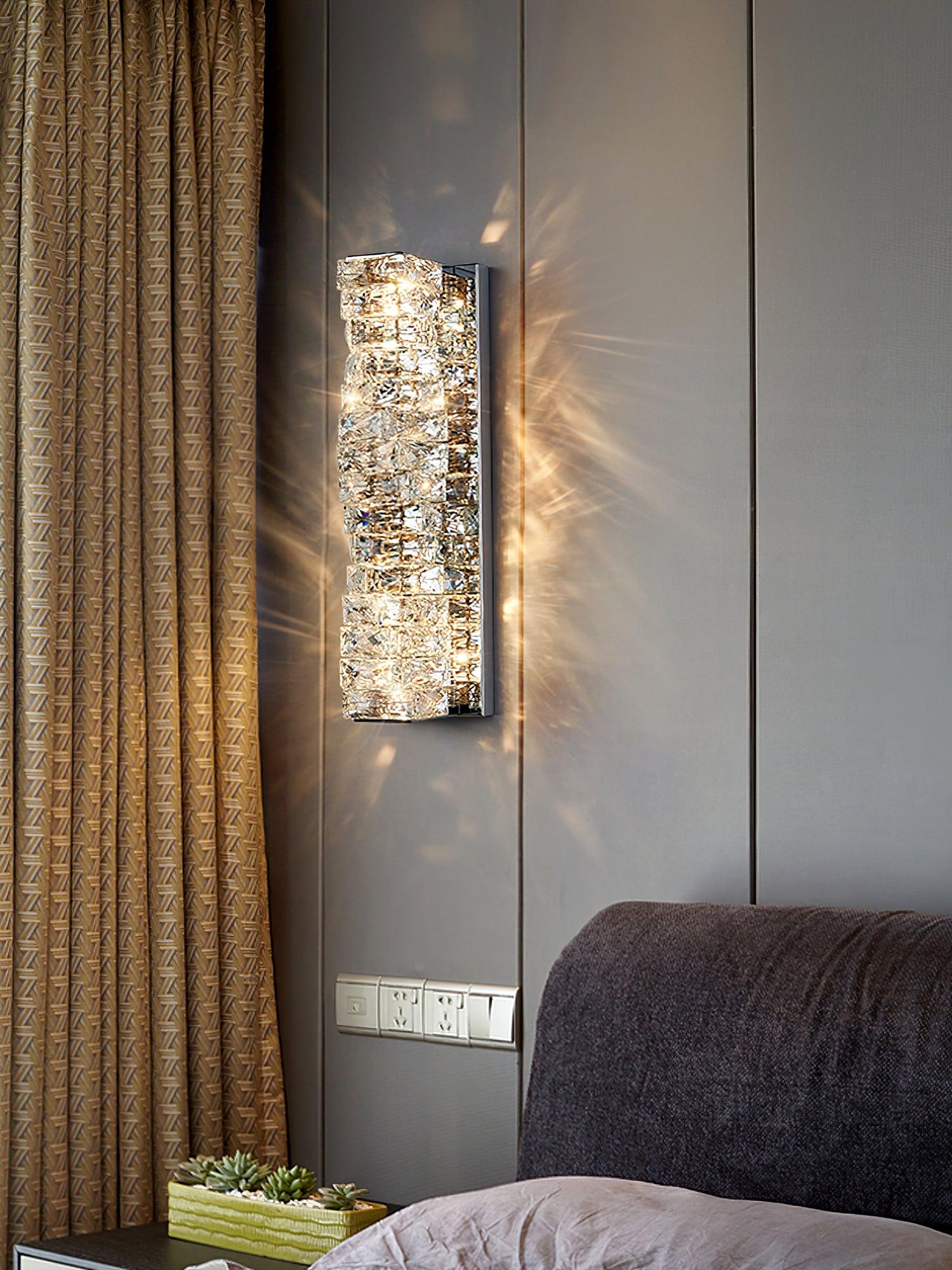 Ilvelia Postmodern Luxury Crystal Wall Light - Letslighting