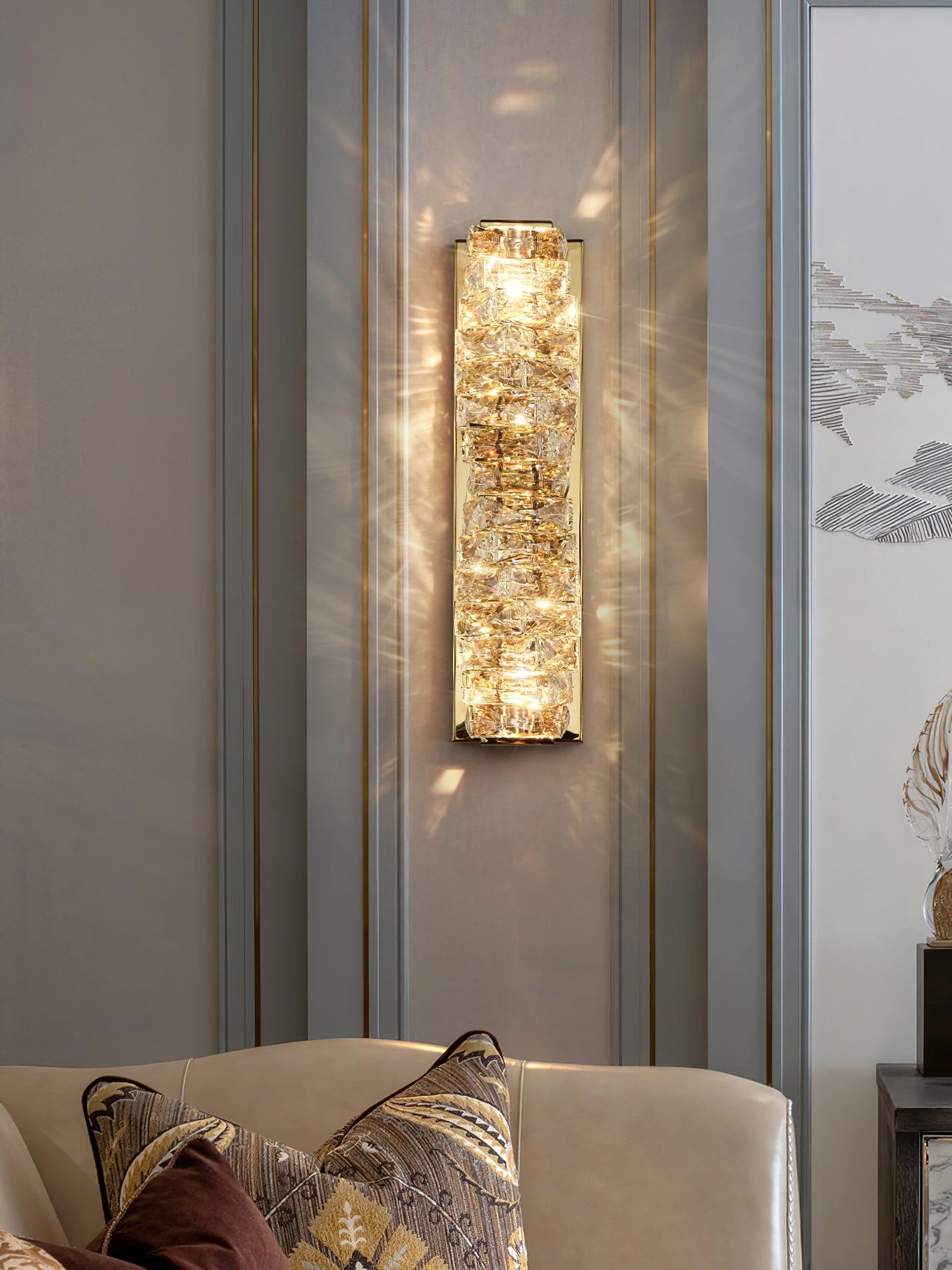 Ilvelia Postmodern Luxury Crystal Wall Light - Letslighting