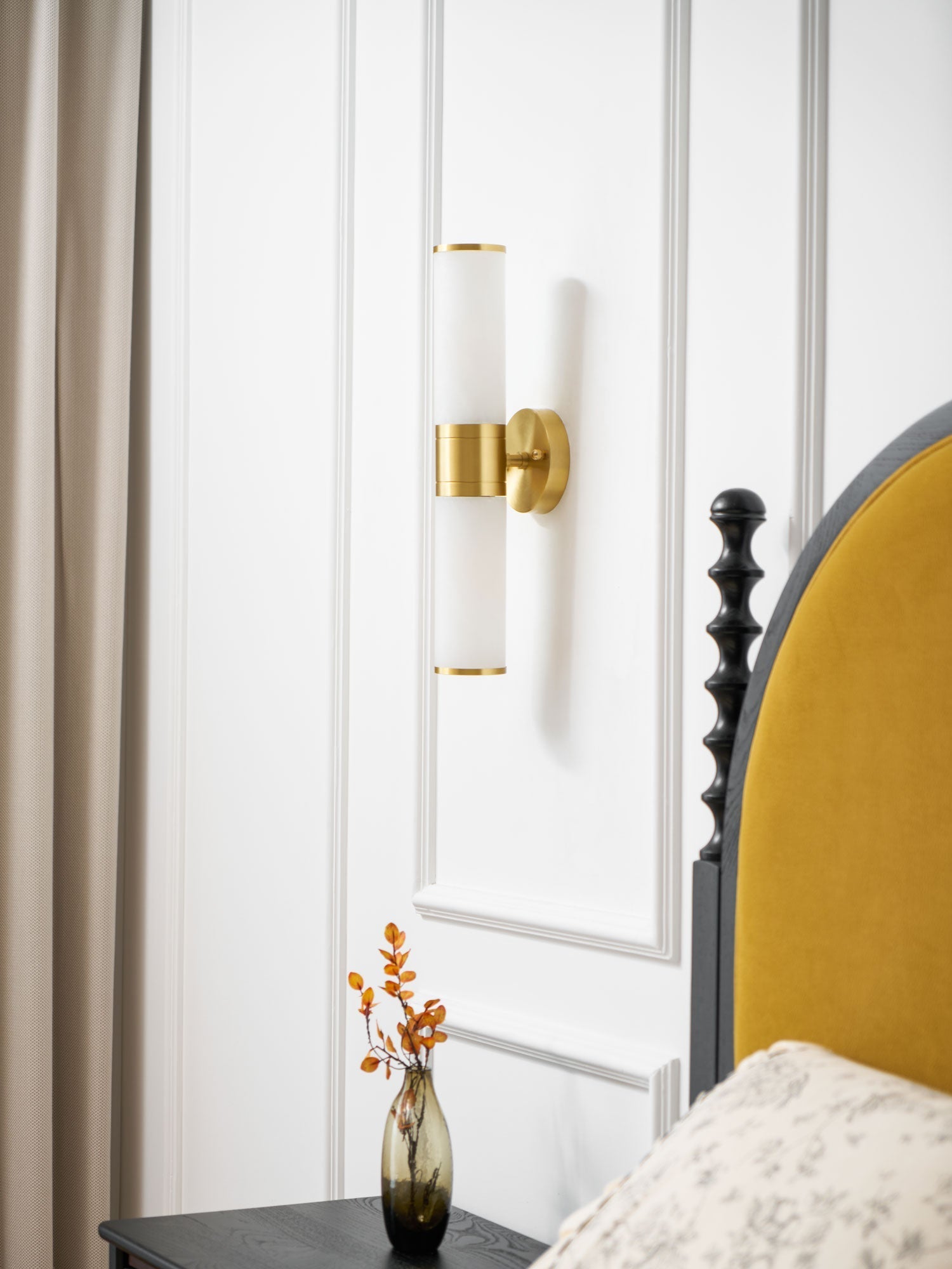Kaia Minimalist Alabaster Wall Lamp - Letslighting