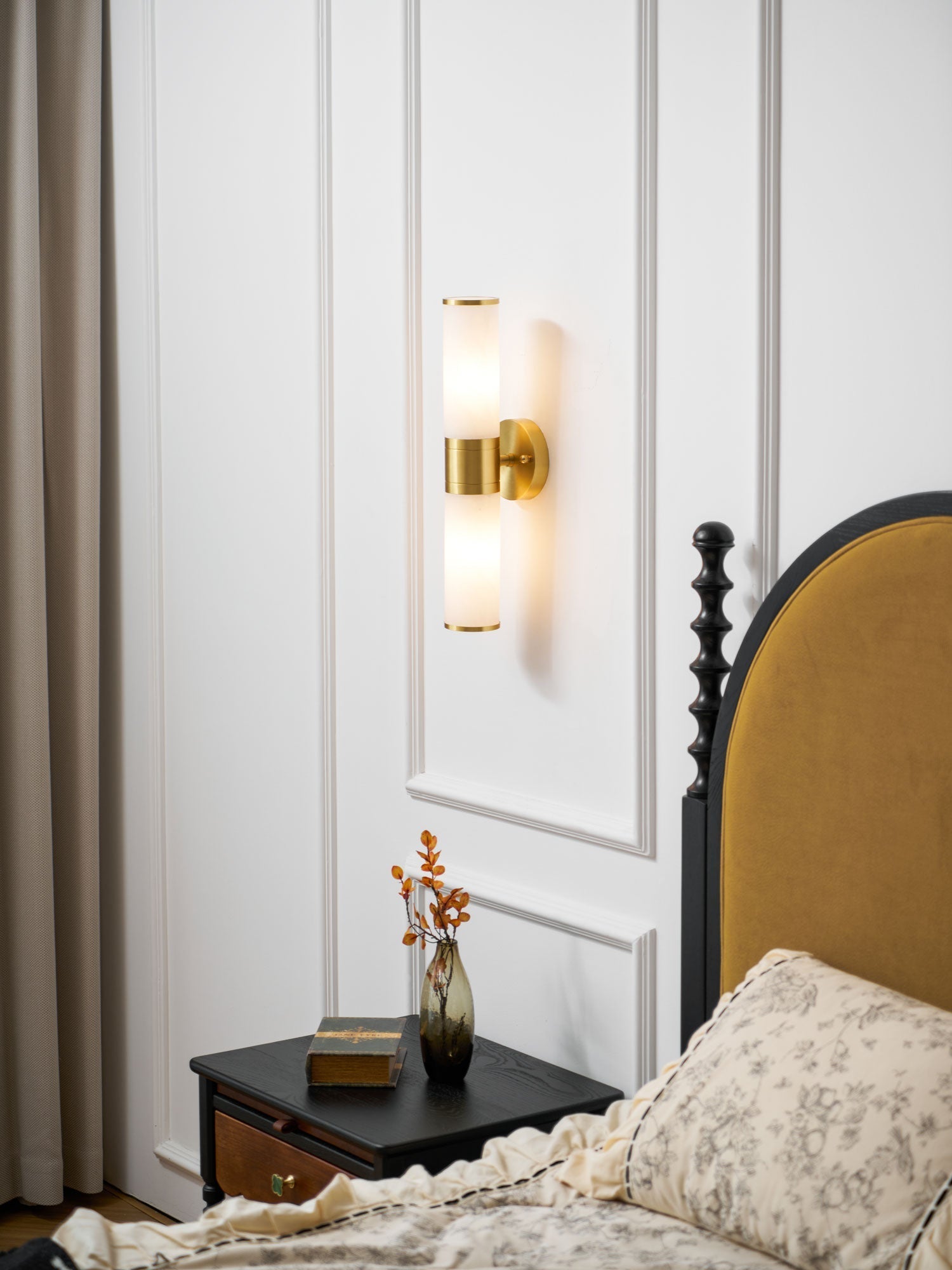 Kaia Minimalist Alabaster Wall Lamp - Letslighting