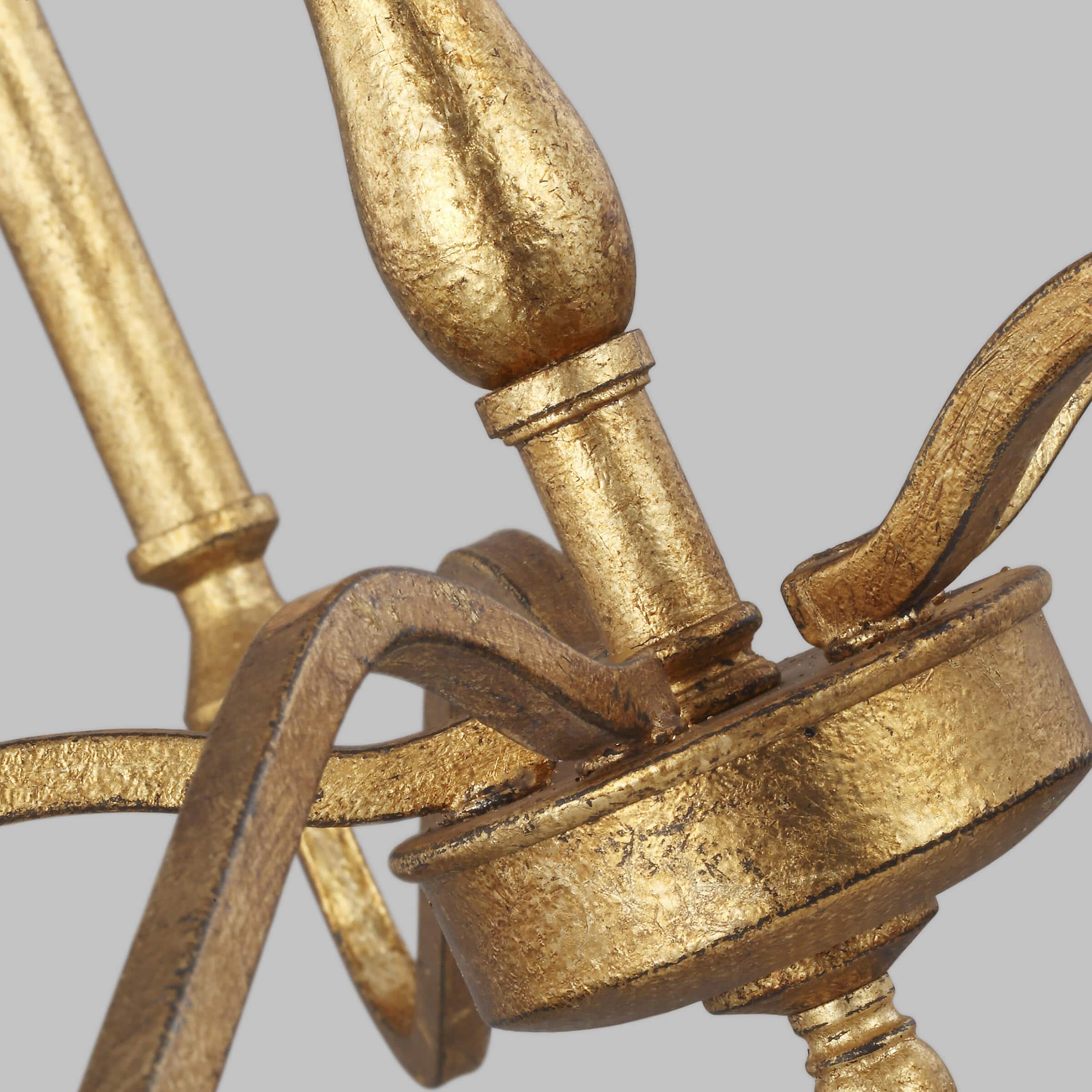 Ulsilus Vintage Industrial Brass Chandelier - Letslighting