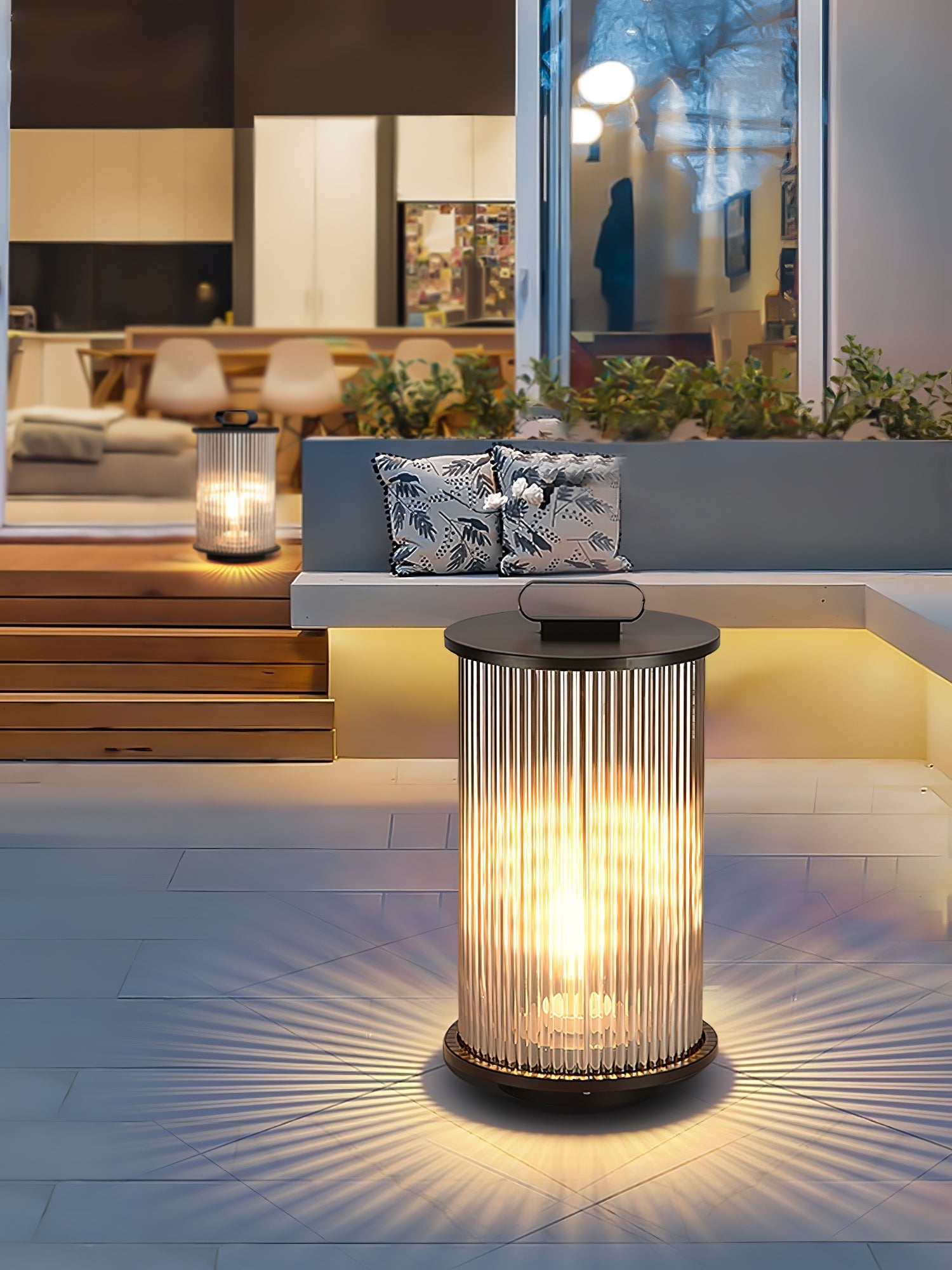 Niri Steel Acrylic Minimalist Floor Lamp - Letslighting