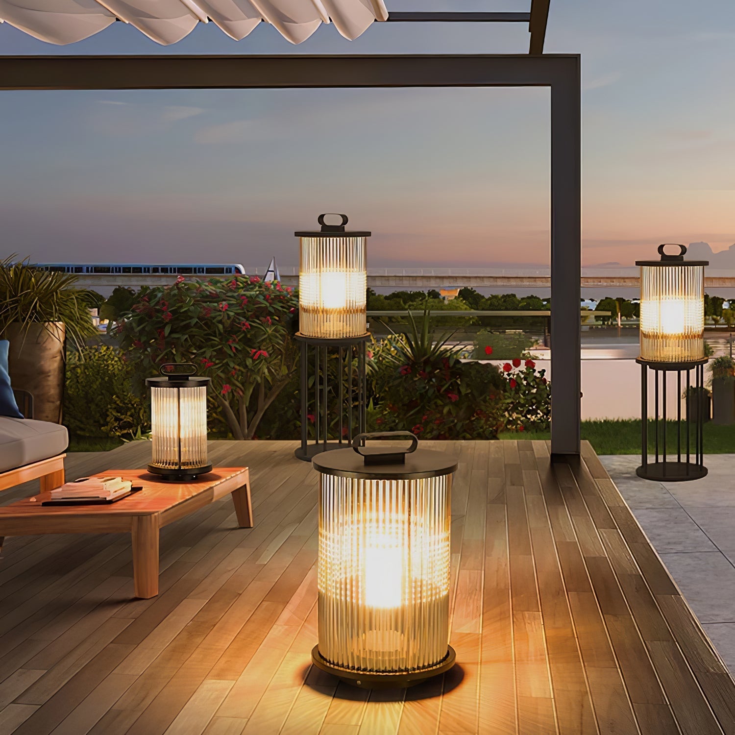 Niri Steel Acrylic Minimalist Floor Lamp - Letslighting