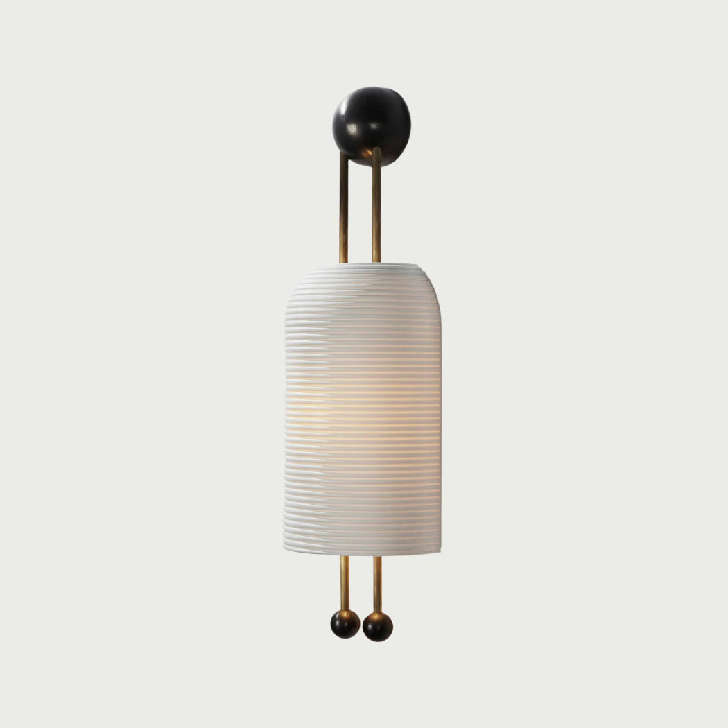 Zelaeora Modern Minimalist Glass Lantern Sconce Wall Lamp - Letslighting