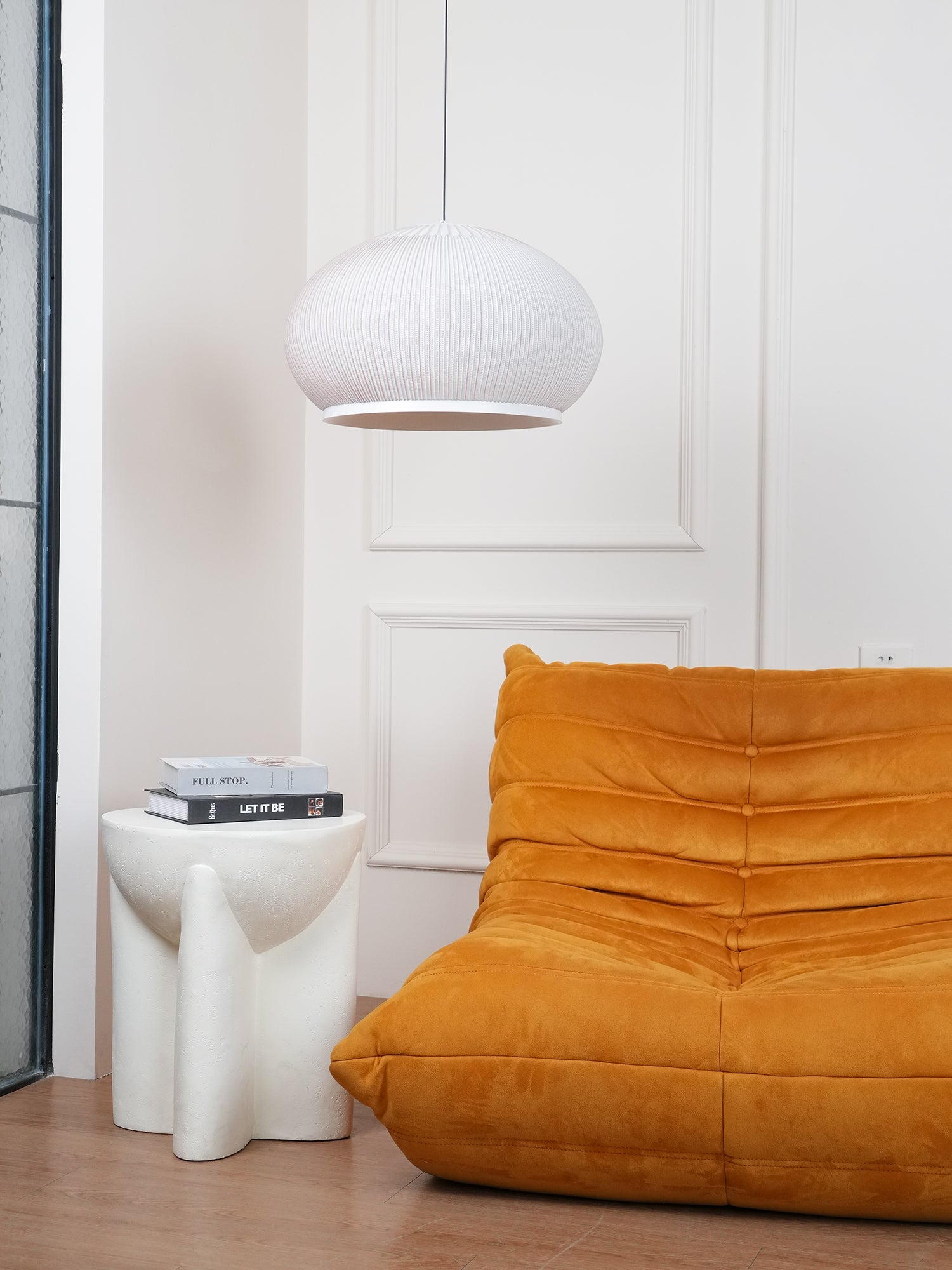 Blythe Minimalist Fabric Pendant Light - Letslighting