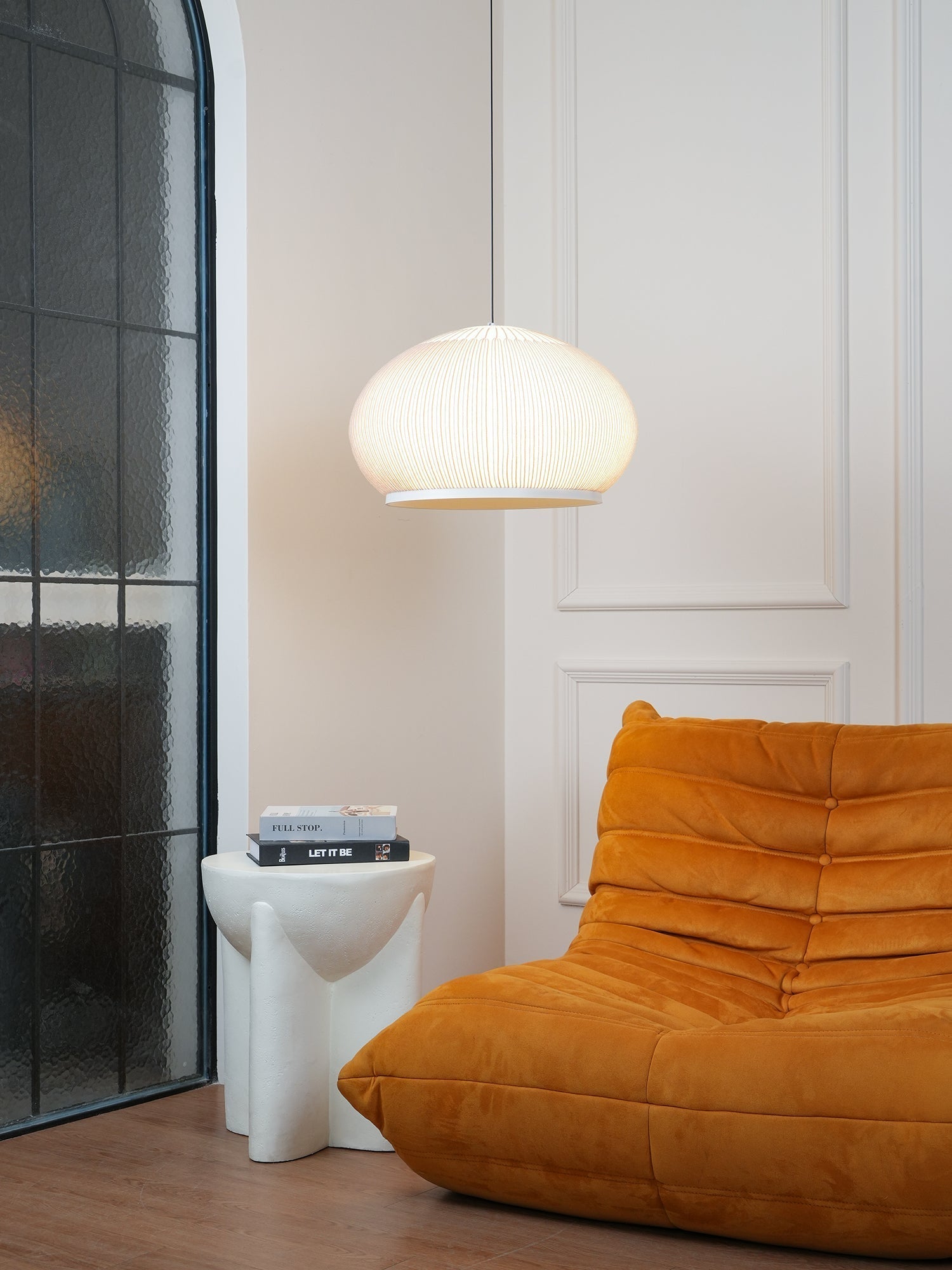 Blythe Minimalist Fabric Pendant Light - Letslighting