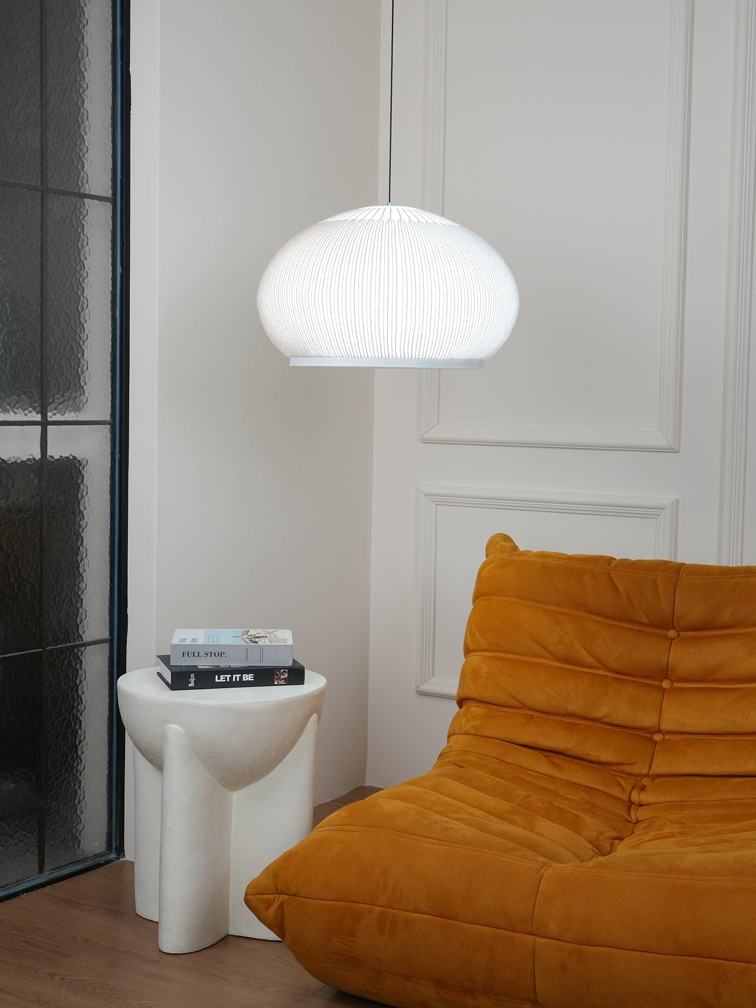 Blythe Minimalist Fabric Pendant Light - Letslighting