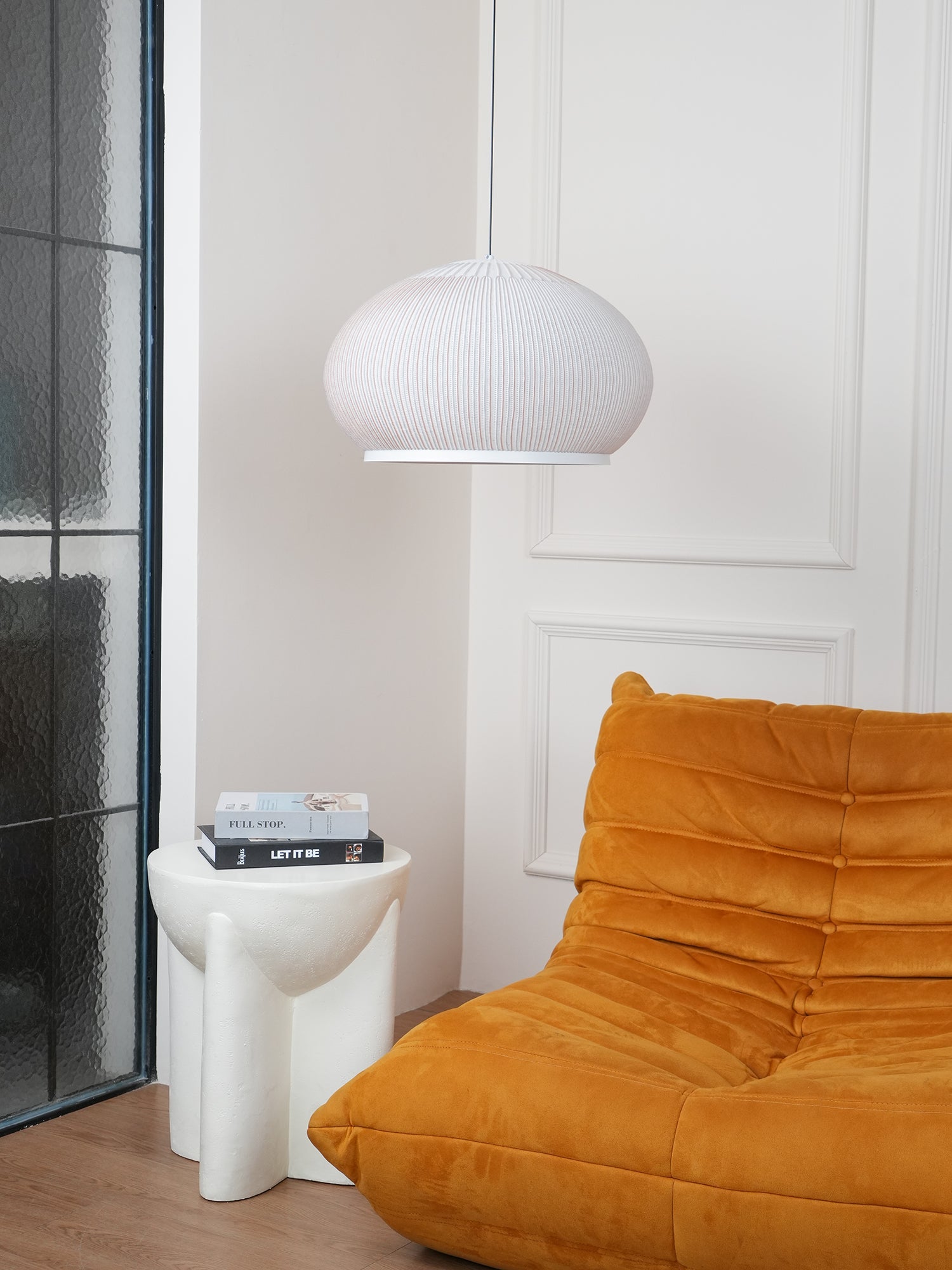 Blythe Minimalist Fabric Pendant Light - Letslighting