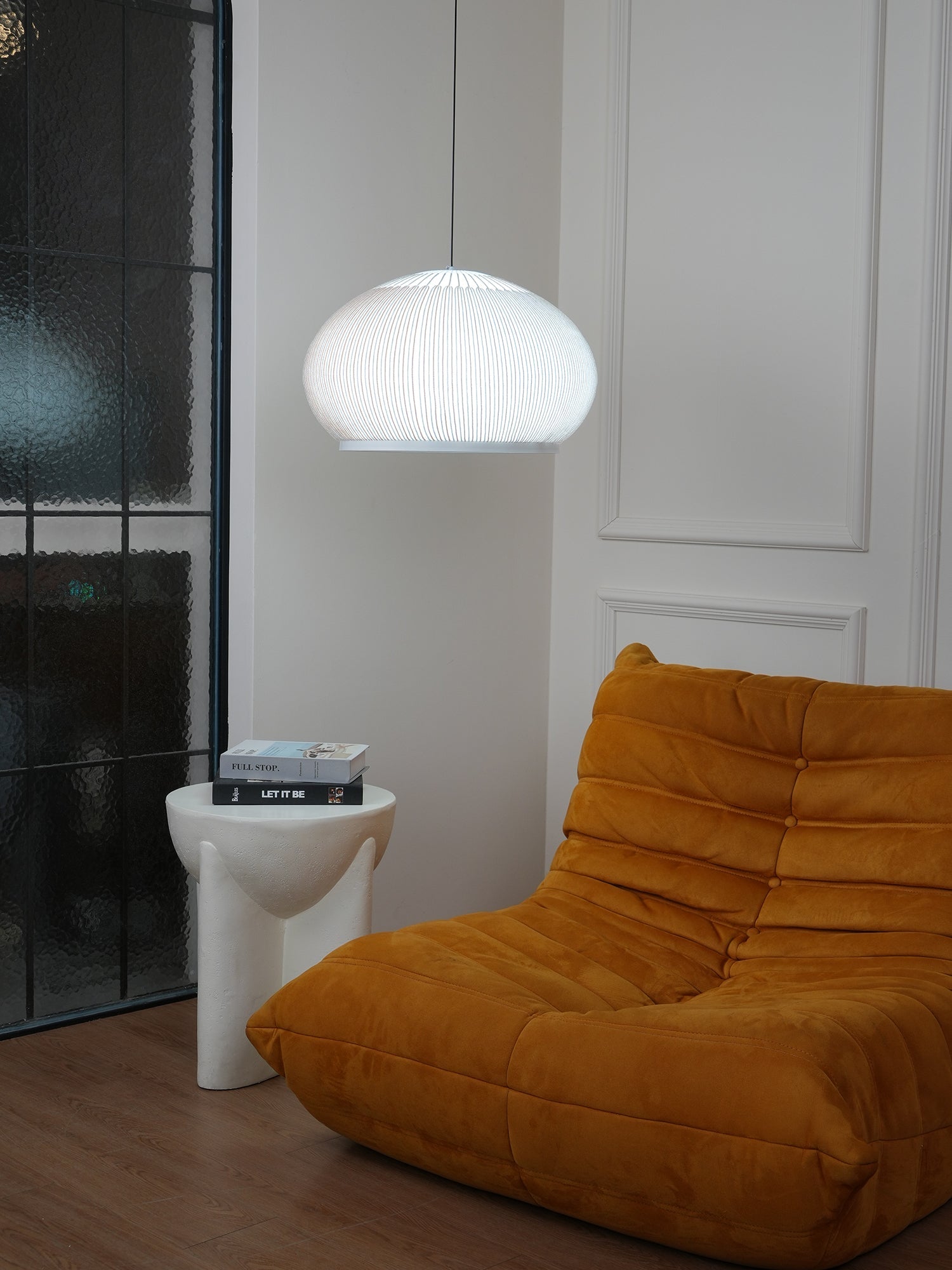 Blythe Minimalist Fabric Pendant Light - Letslighting
