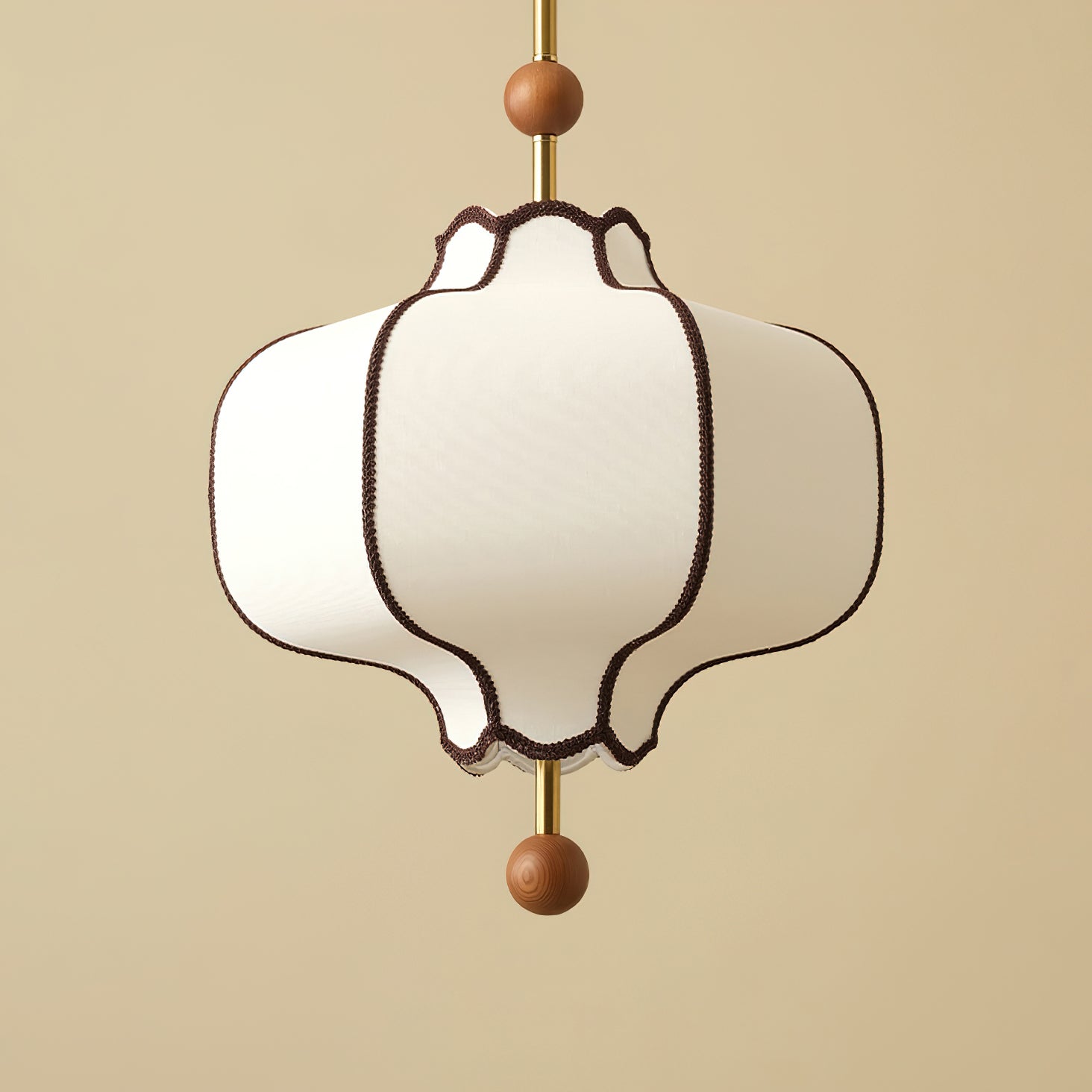 Ritta Lantern Fabric Pendant Light