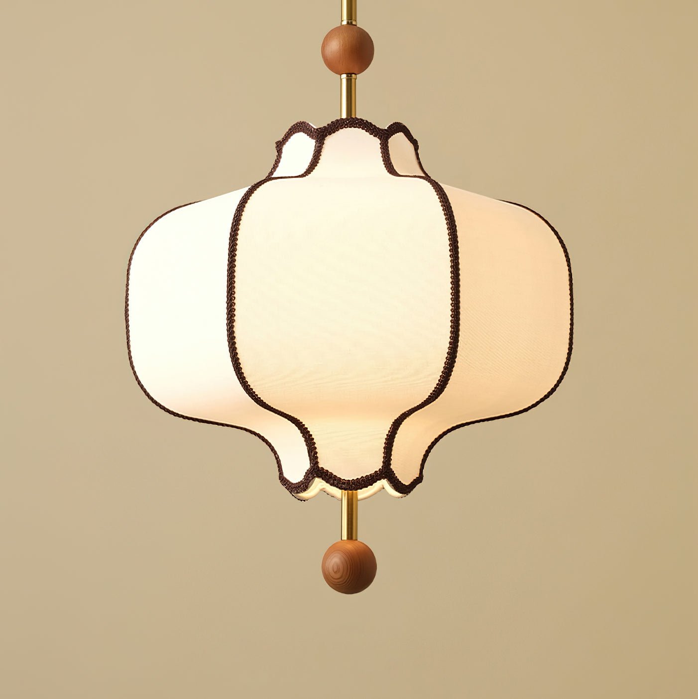 Ritta Lantern Fabric Pendant Light