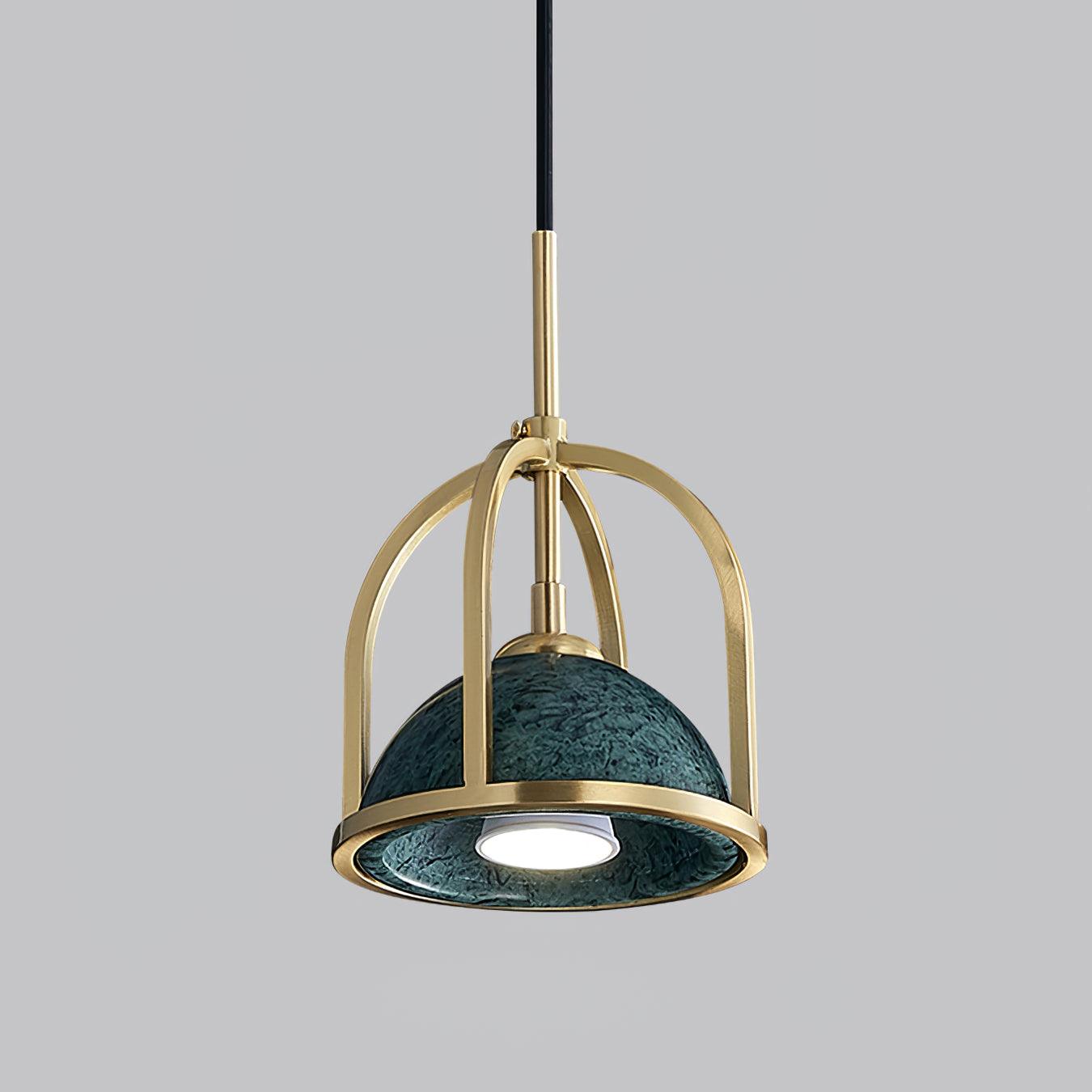 Cubo Modern Brass Pendant Lamp - Letslighting