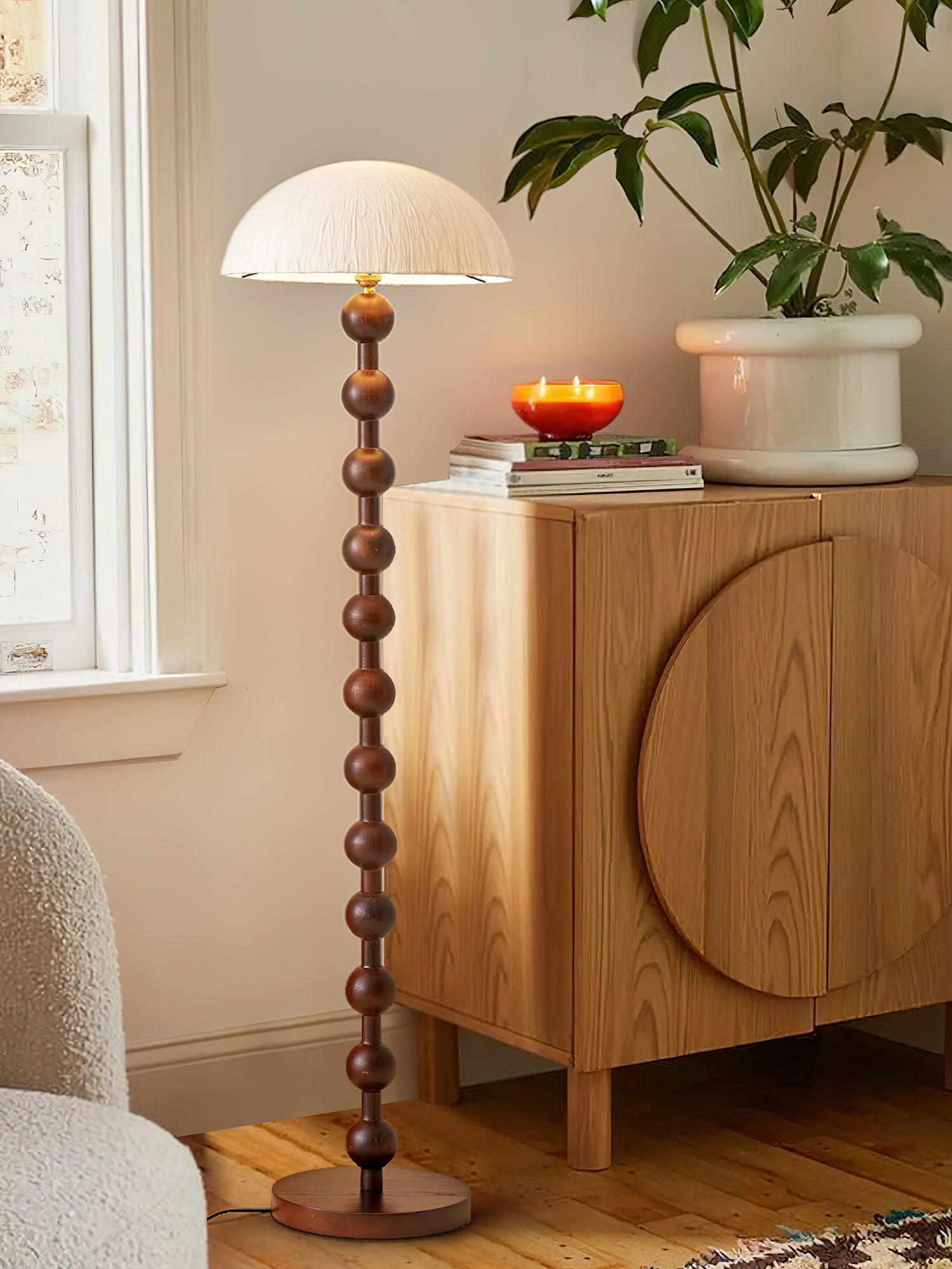 Lyliril Retro Wood Floor Lamp - Letslighting