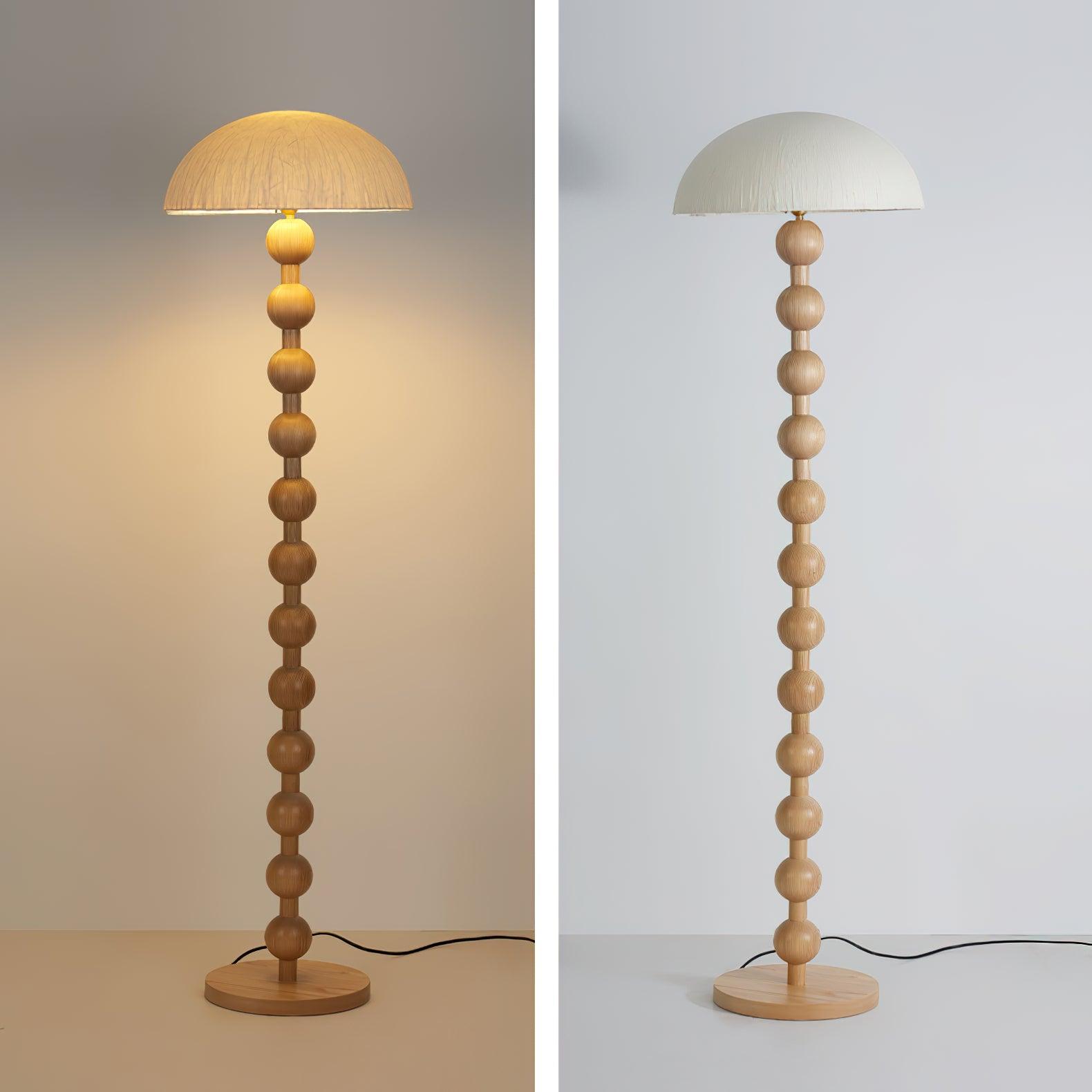 Lyliril Retro Wood Floor Lamp - Letslighting