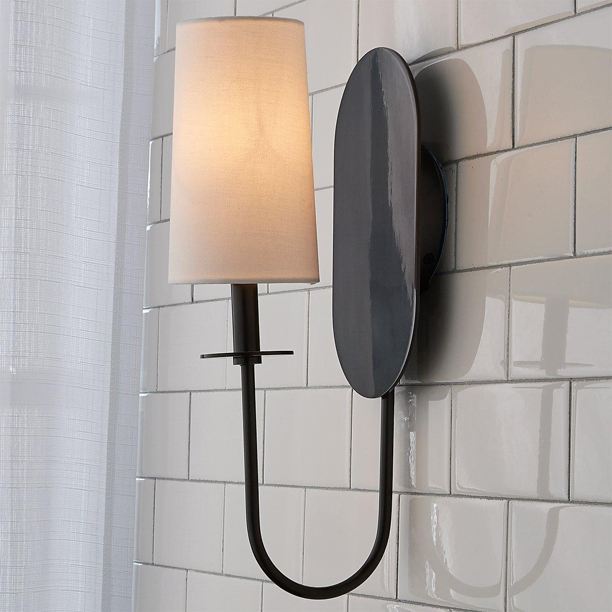 Voloraris Premium Elegance Brass Fabric Wall Lamp - Letslighting
