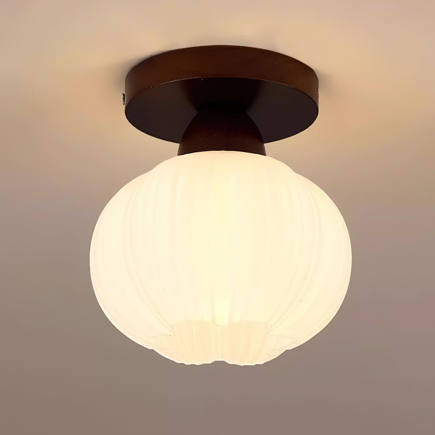 Gleam Large Flower Bag Wood Ceiling Lamp - Letslighting