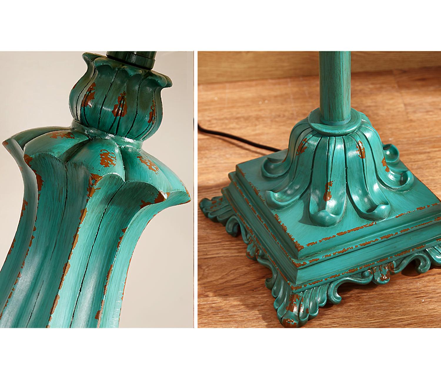 Byron Vintage Resin Floor Lamp - Letslighting
