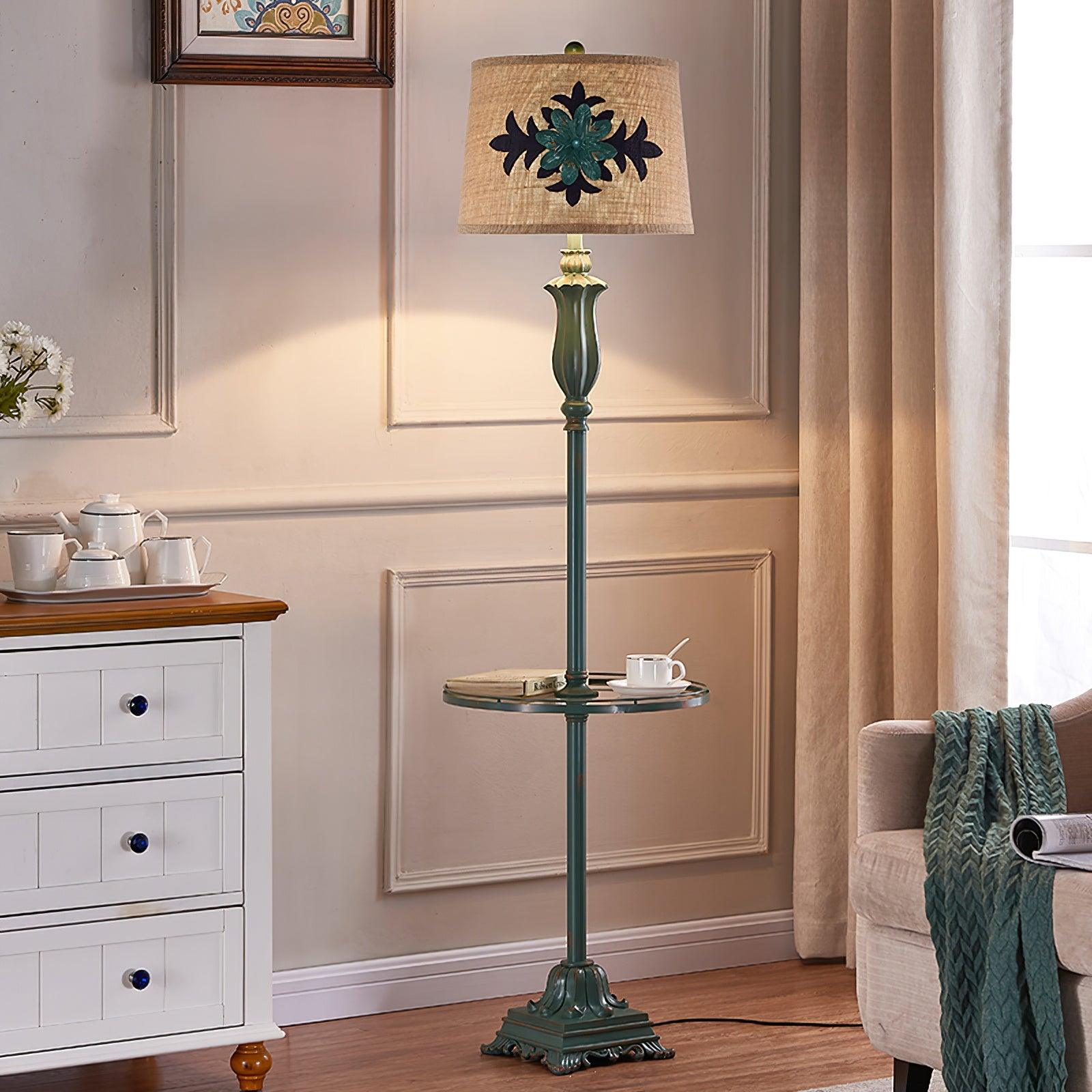 Byron Vintage Resin Floor Lamp - Letslighting