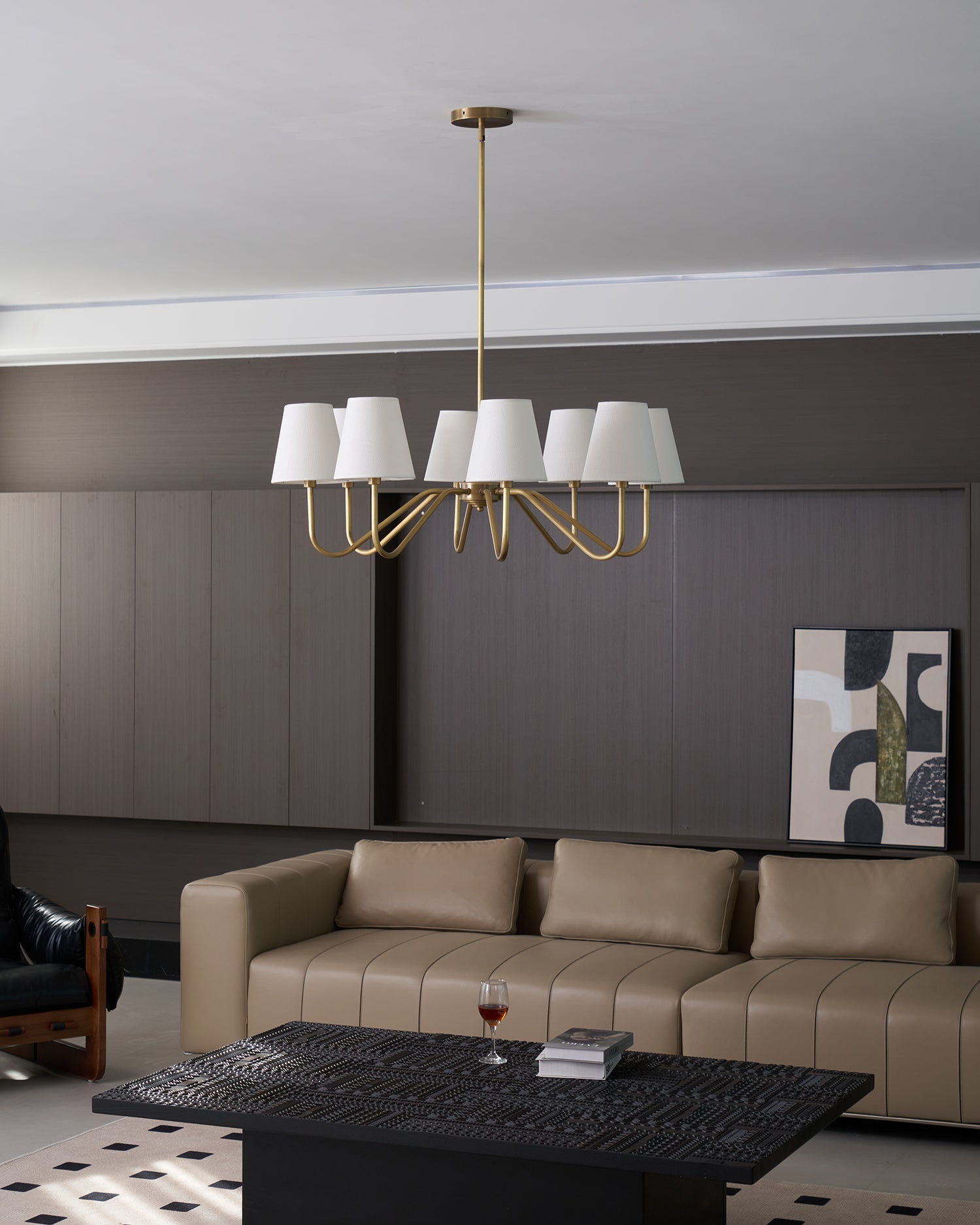 Lassen Chandelier Curved Arms - Letslighting
