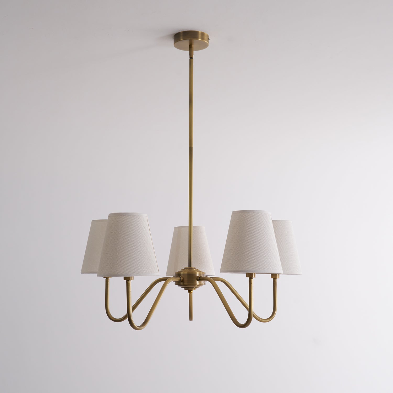 Lassen Chandelier Curved Arms - Letslighting