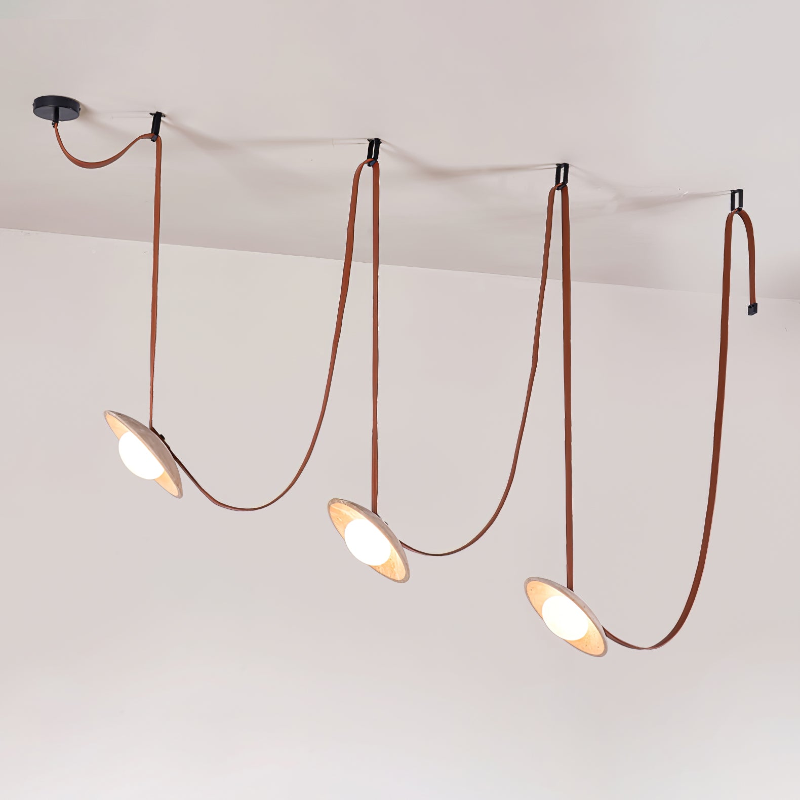 Ulsoryra Organic Travertine Pendant Light Cluster - Letslighting