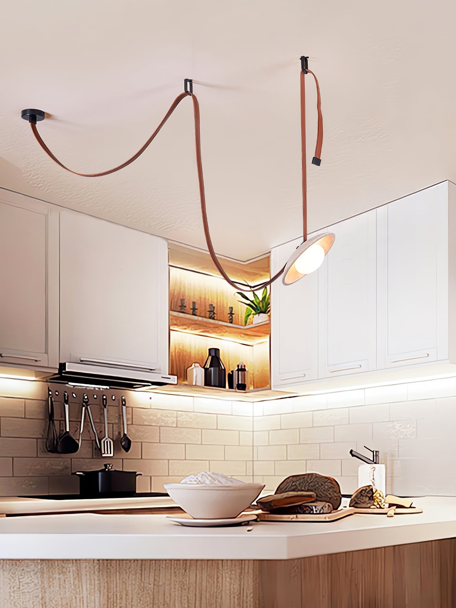 Ulsoryra Organic Travertine Pendant Light Cluster - Letslighting