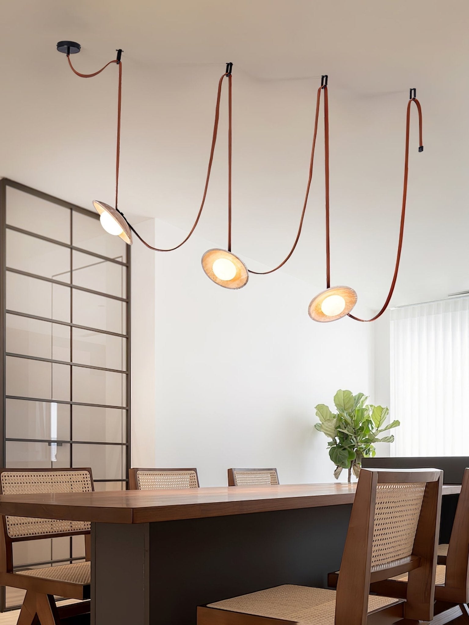 Ulsoryra Organic Travertine Pendant Light Cluster - Letslighting