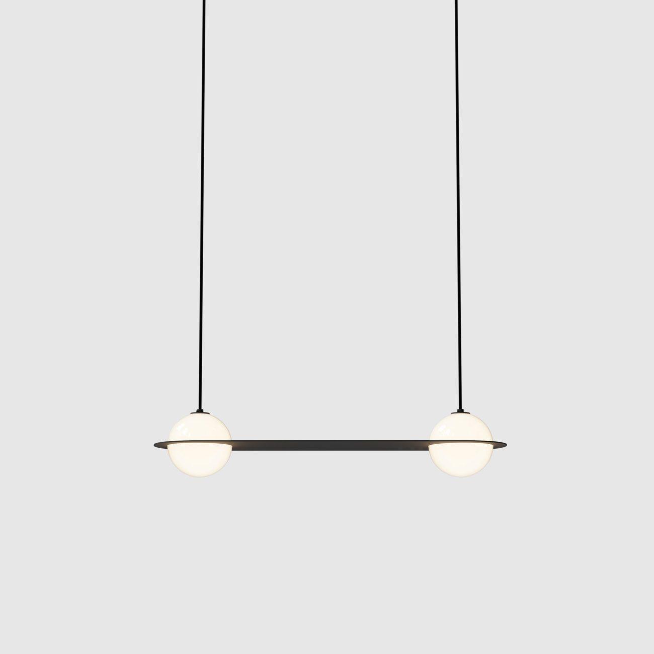 Valentina Black Glass Pendant Lamp - Letslighting